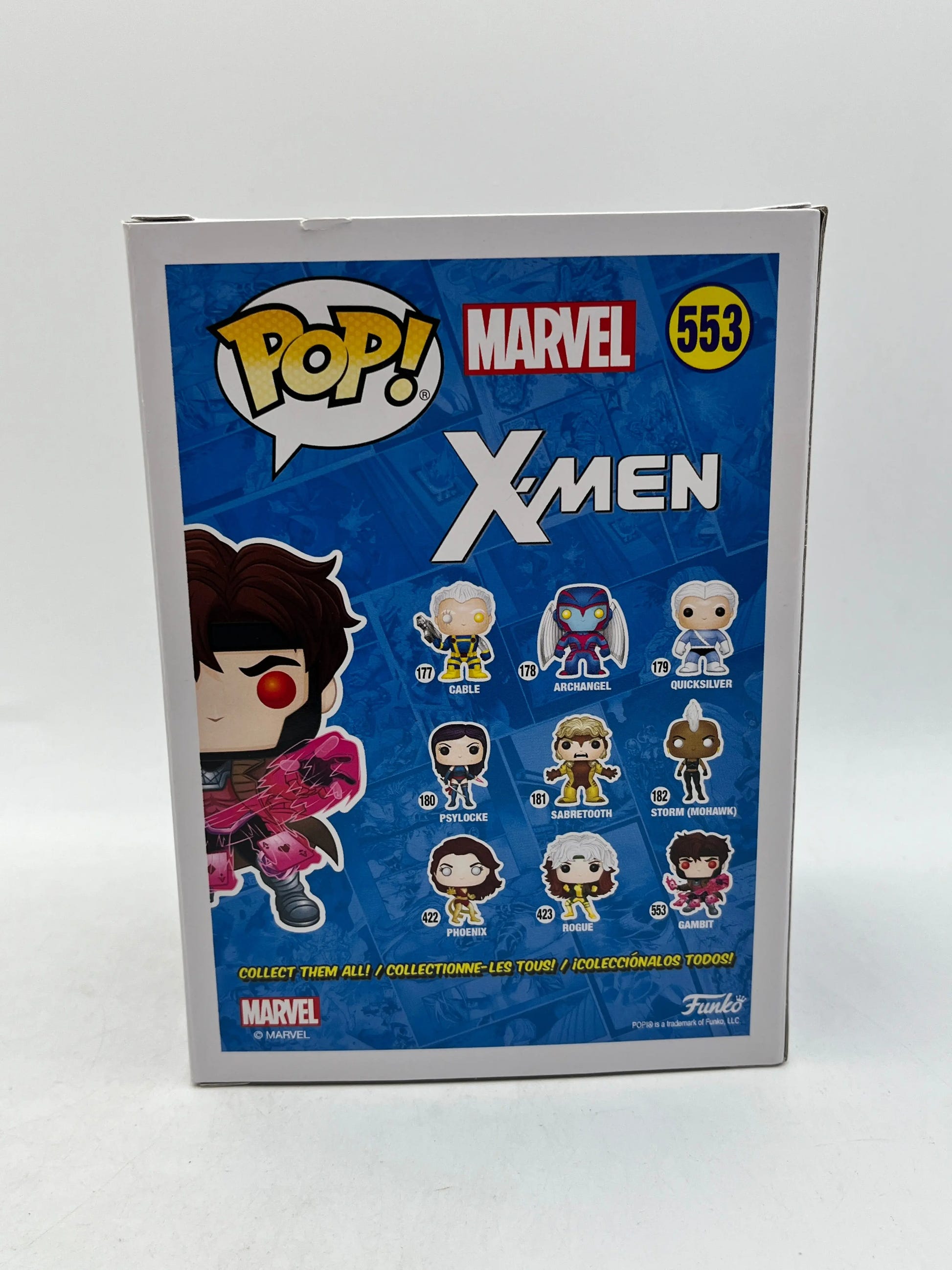 Funko POP! Marvel - X-men - Gambit #553 - Glow Special Edition FRENLY BRICKS - Open 7 Days image 3