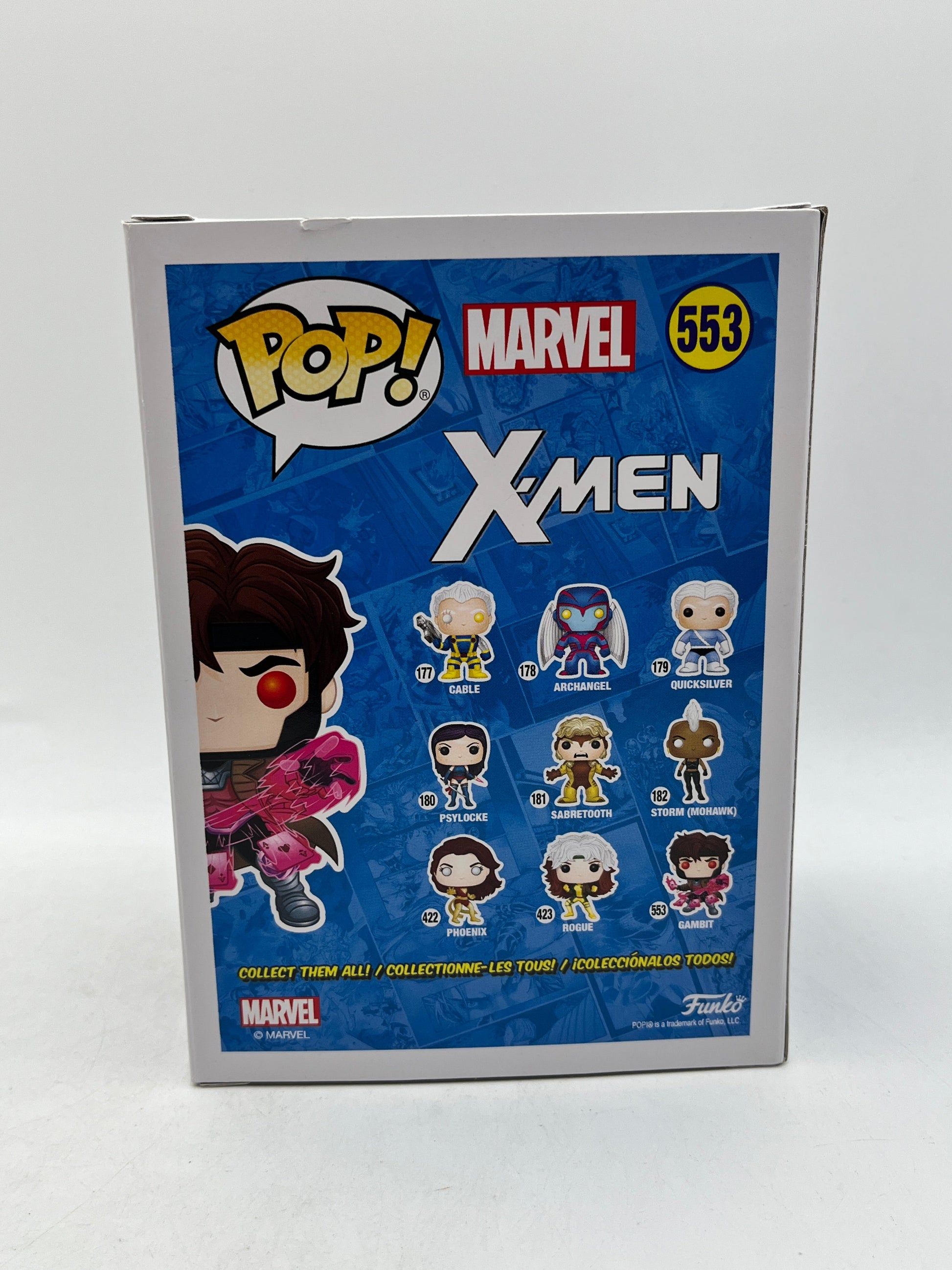 Funko POP! Marvel - X-men - Gambit #553 - Glow Special Edition FRENLY BRICKS - Open 7 Days
