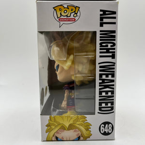 Funko POP! Animation My Hero Academia All Might (Weakened) #648 - Vinyl Collectable FRENLY BRICKS - Open 7 Days