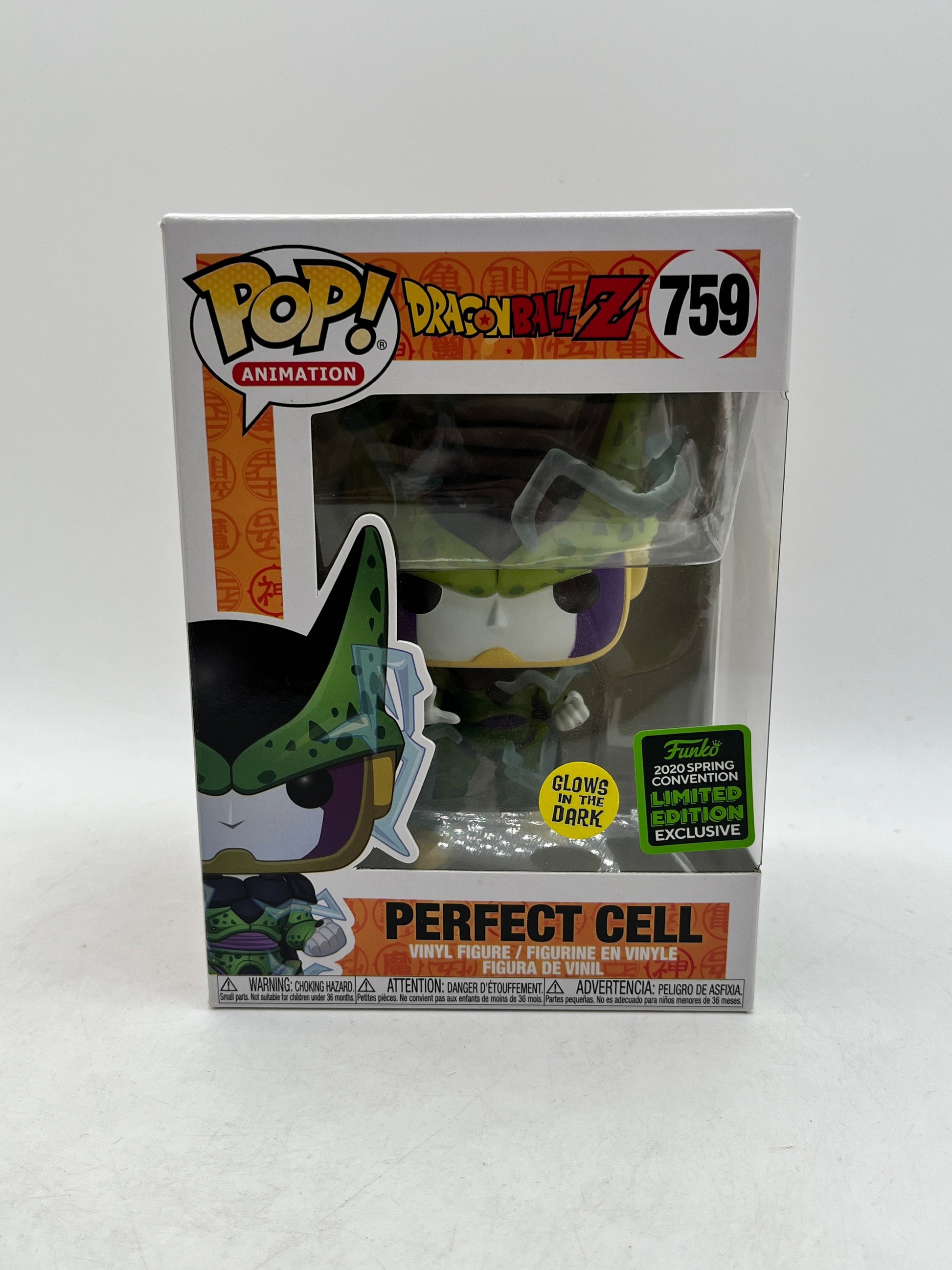 Funko POP! Animation Dragon Ball Z - Perfect Cell #759 - Glow 2020 Limited Edition FRENLY BRICKS - Open 7 Days