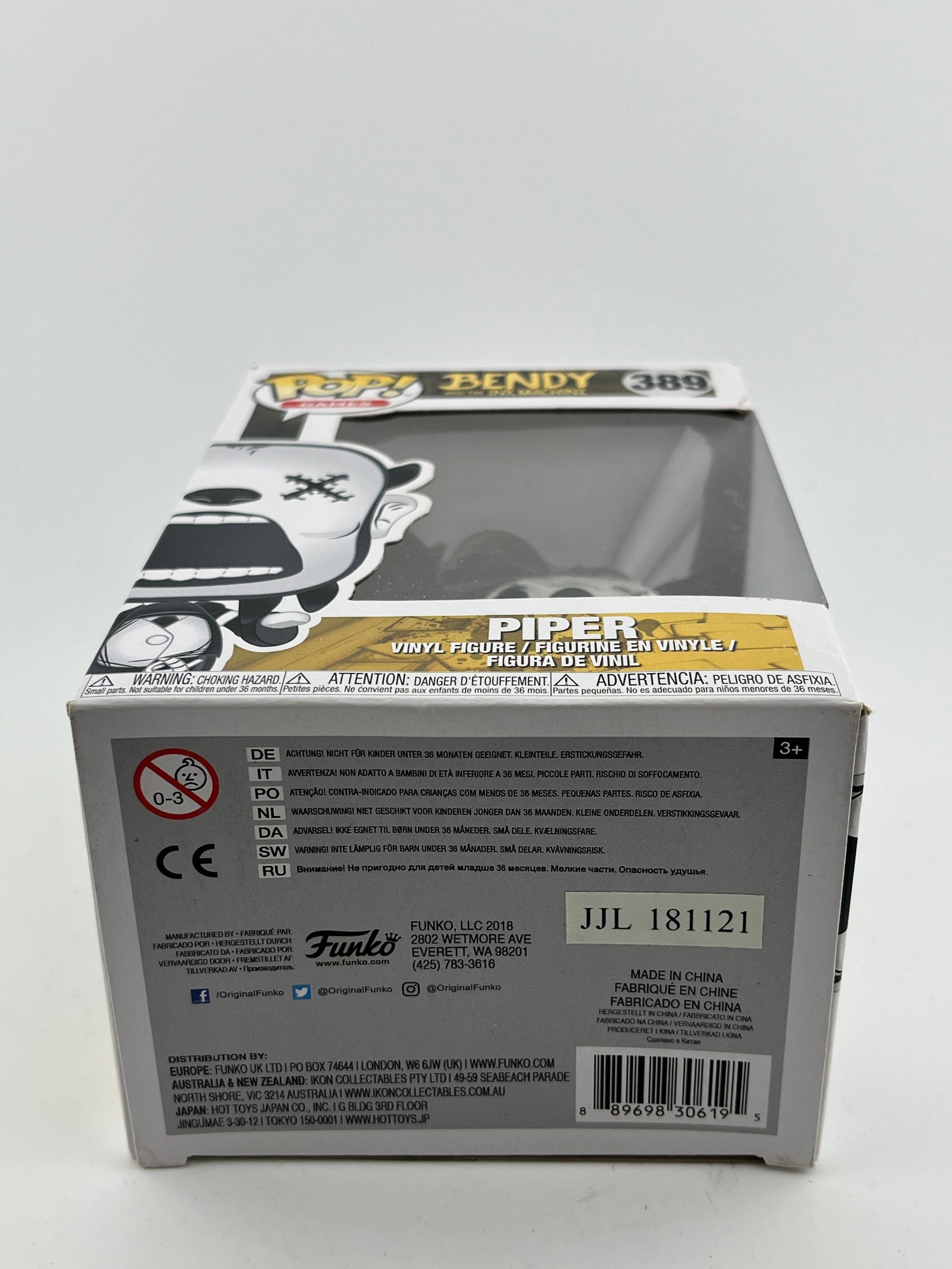 Funko POP! Games Bendy And The Ink Machine - Piper #389 - Vinyl Collectable FRENLY BRICKS - Open 7 Days