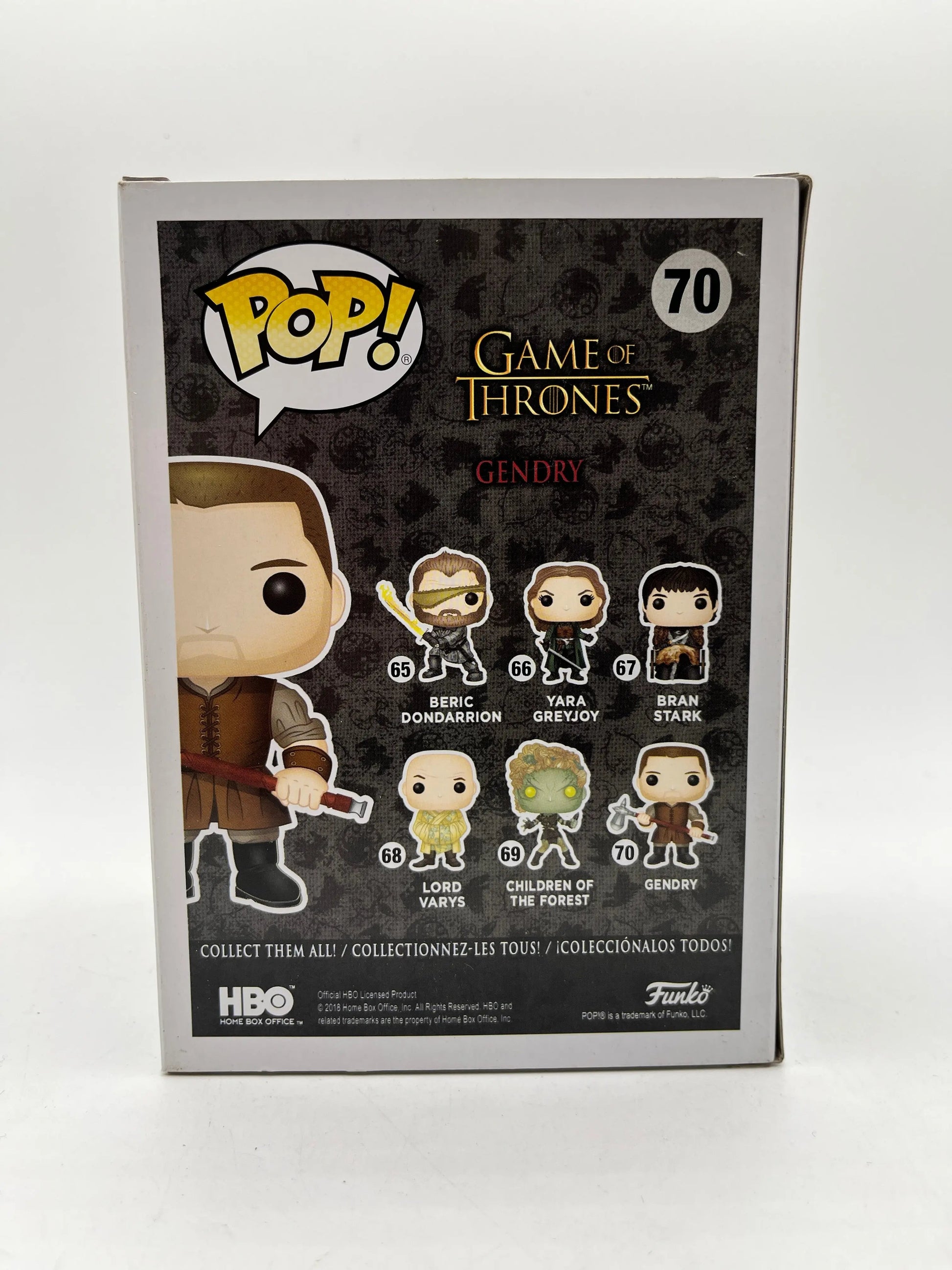 Funko POP! Television Game Of Thrones Gendry #70 - Vinyl Collectable FRENLY BRICKS - Open 7 Days