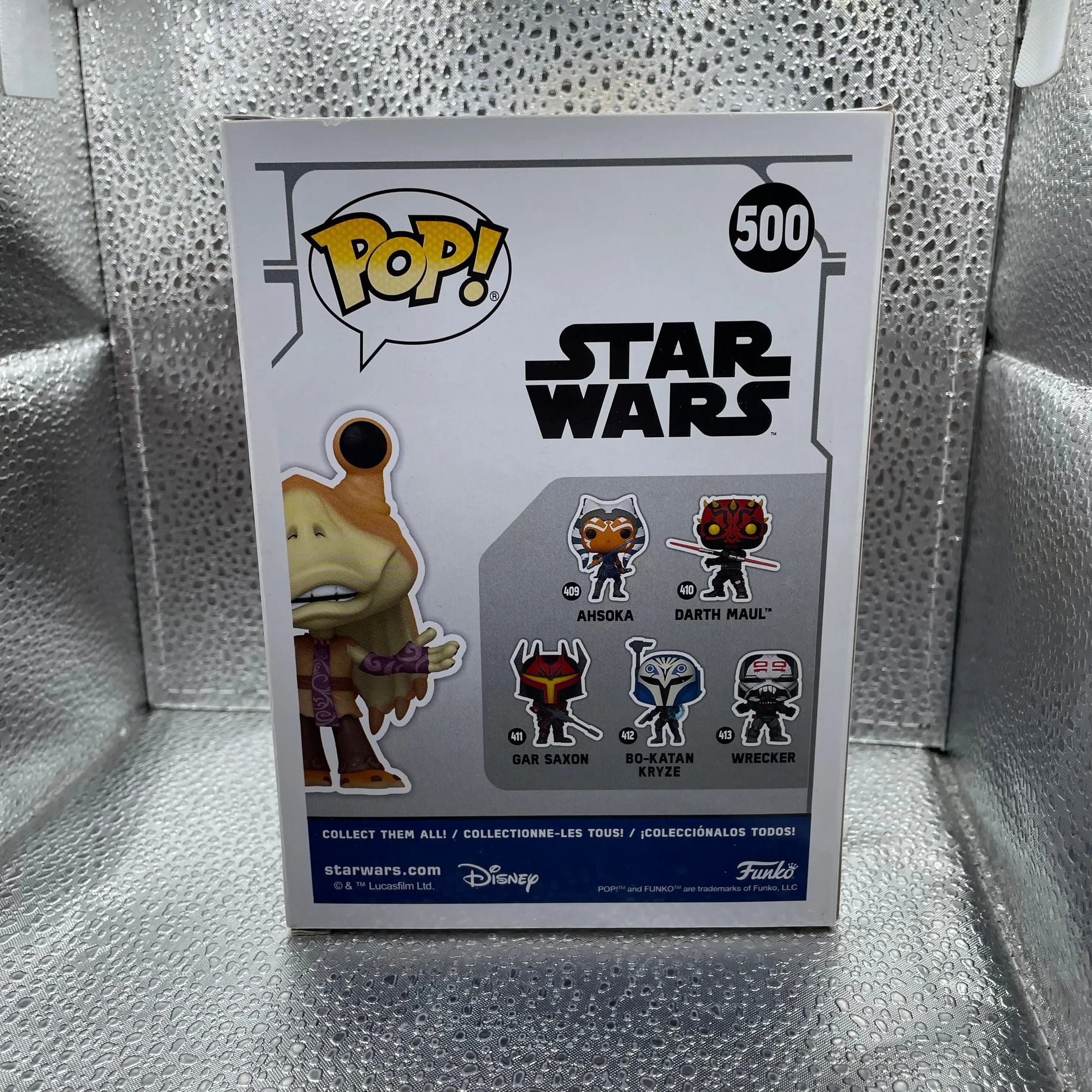 Funko Pop! Star Wars Jar Jar Binks Special Edition Exclusive #500 FRENLY BRICKS - Open 7 Days