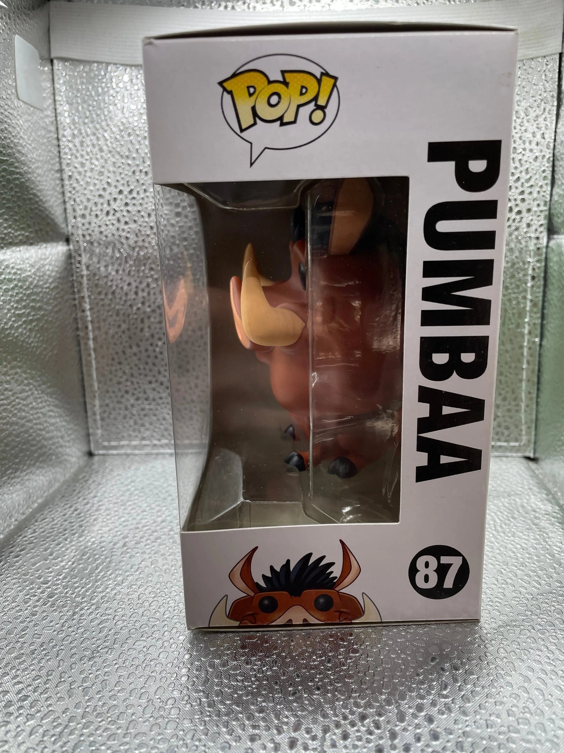 Funko POP! Disney The Lion King Pumbaa #87 Vinyl Figure DAMAGED BOX SEE PICS FRENLY BRICKS - Open 7 Days