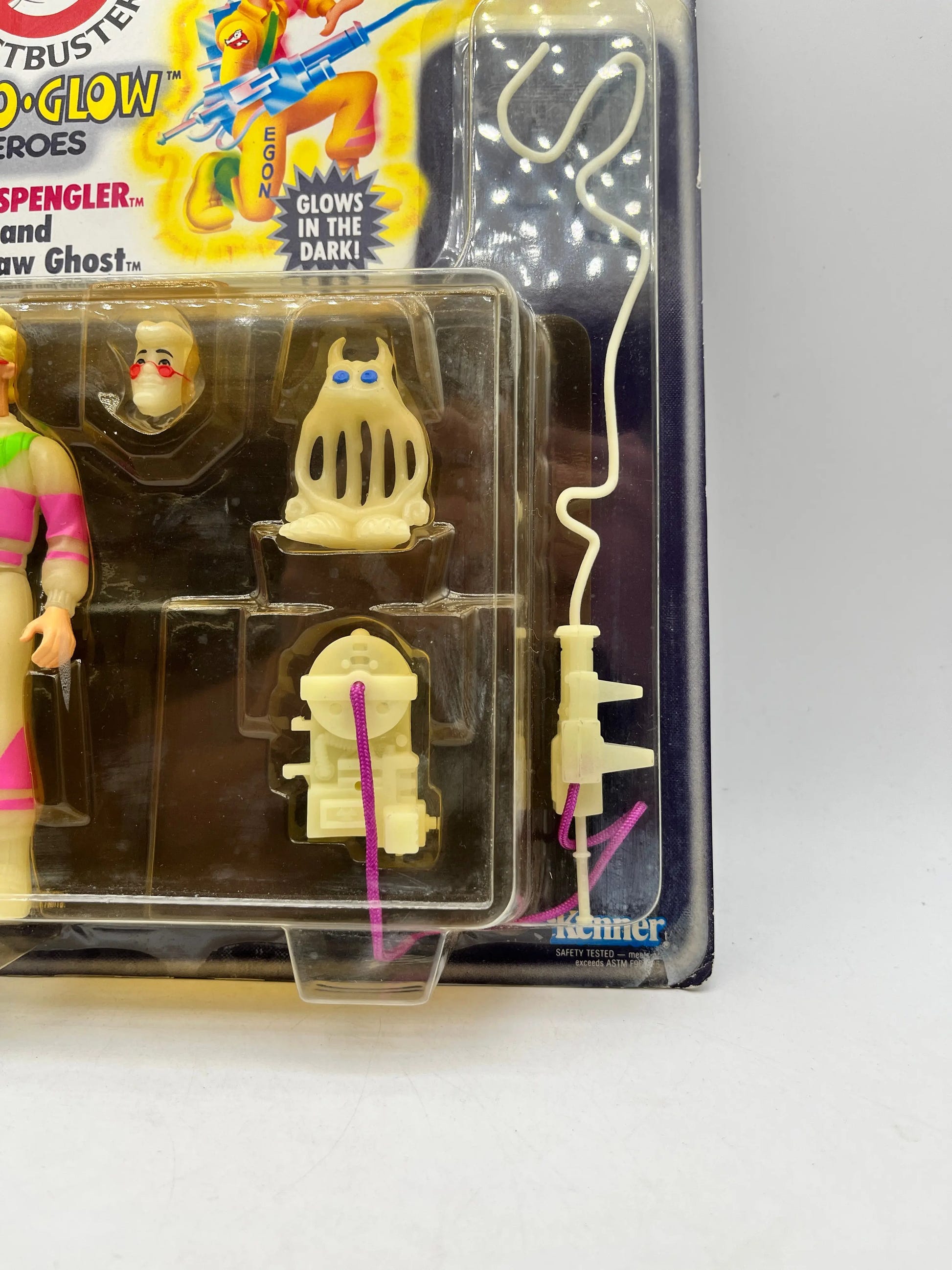 Kenner The Real Ghostbusters: Ecto-Glow Heroes - Egon Spengler and Jail Jaw - Sealed FRENLY BRICKS - Open 7 Days image 4