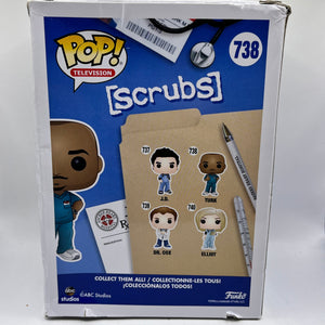 Funko POP! Television [Scrubs] - Turk #738 - Vinyl Collectable FRENLY BRICKS - Open 7 Days