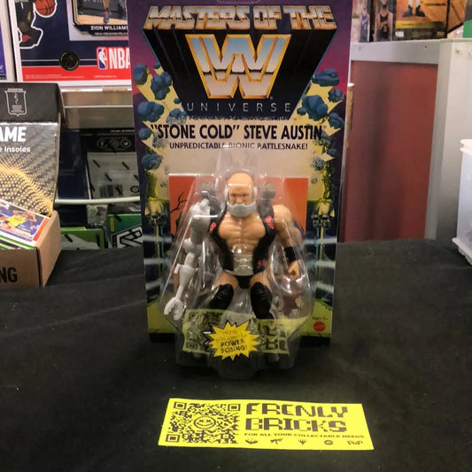 Masters of the WWE Universe “Stone Cold” Steve Austin New Action Figure FRENLY BRICKS - Open 7 Days