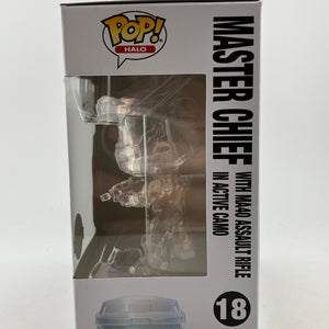 Funko POP! Games Halo - Master Chief With MA40 Assault Riffle In Active Camo #18 - Special Edition FRENLY BRICKS - Open 7 Days