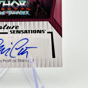 Upper Deck Marvel Studios Thor Love And Thunder - Signature Sensations -  Chris Pratt As Star-Lord Auto FRENLY BRICKS - Open 7 Days