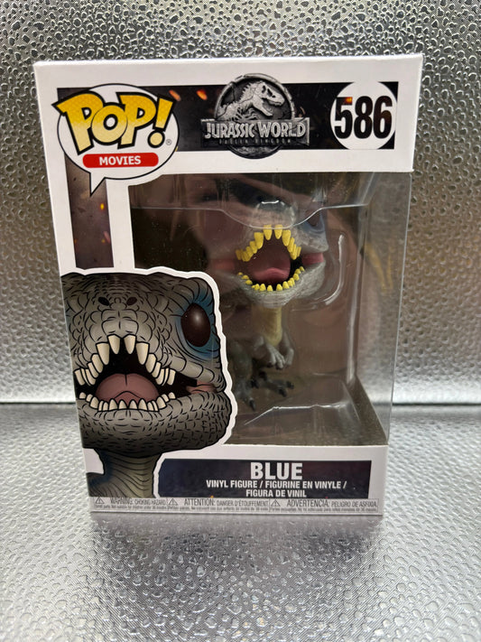 Funko pop vinyl #586 Jurassic World Blue FRENLY BRICKS - Open 7 Days