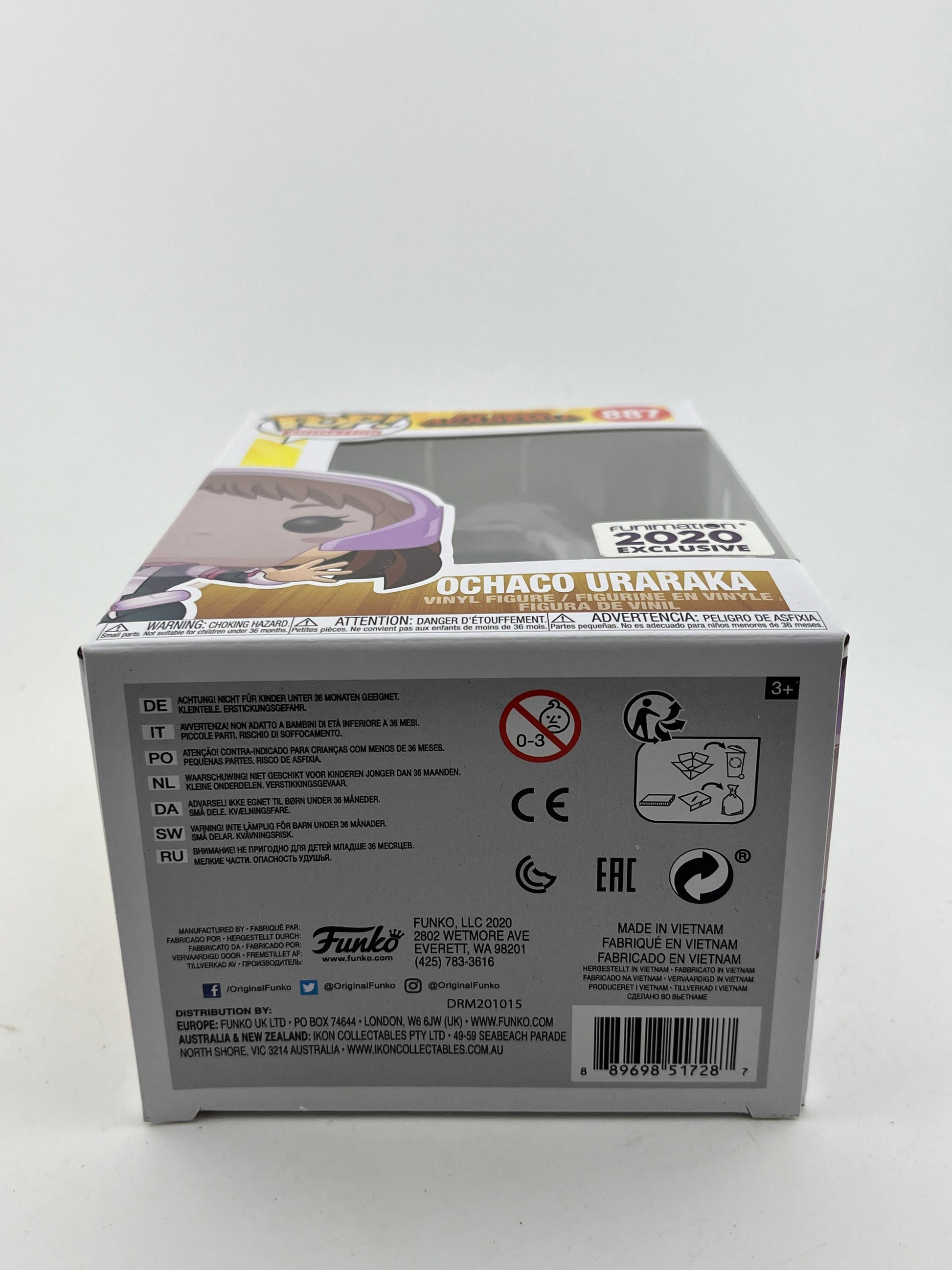 Funko POP! Animation My Hero Academia - Ochaco Uraraka #887 - funimation 2020 Exclusive FRENLY BRICKS - Open 7 Days