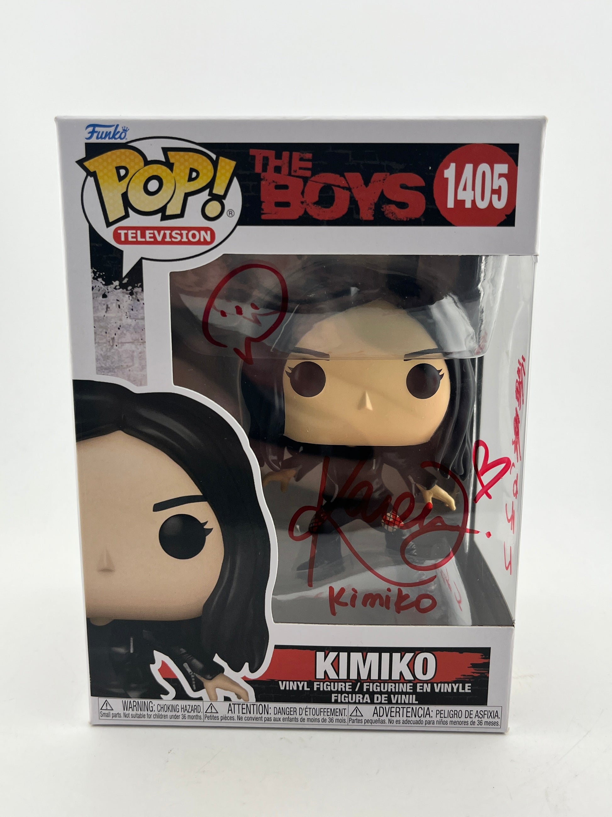 Funko POP! Television The Boys - Kimiko #1405 - Signed Karen Fukuhara - No COA FRENLY BRICKS - Open 7 Days
