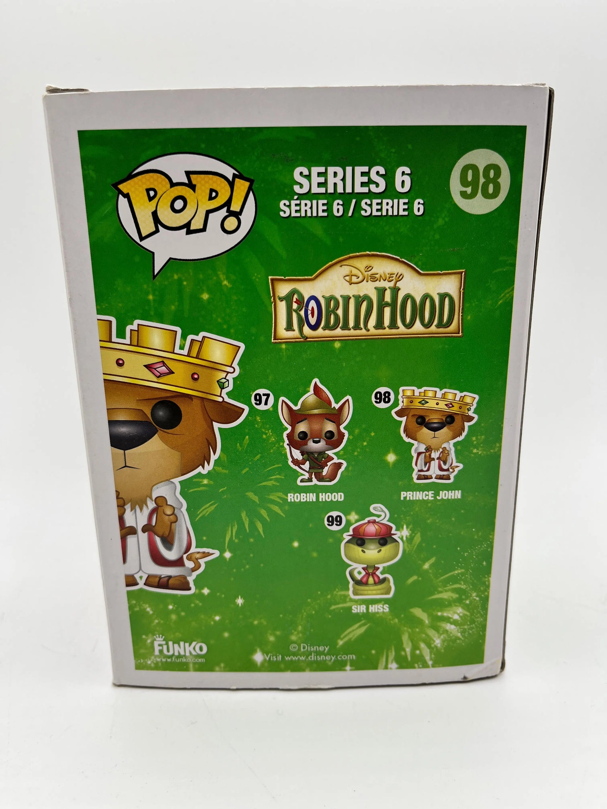 Funko Pop Vinyl Disney Prince John #98 FRENLY BRICKS - Open 7 Days