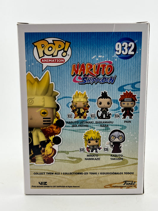 Funko POP! Animation Naruto Shippuden - Naruto Uzumaki (Six Paths) #932 - Glow Specialty Series FRENLY BRICKS - Open 7 Days