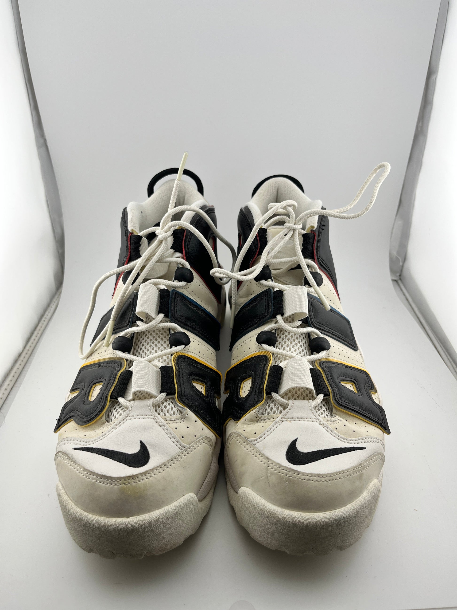 Nike Air More Uptempo '96 Shoe Trading Cards White Blue DM1297-100 - Mens Size US 11 FRENLY BRICKS - Open 7 Days