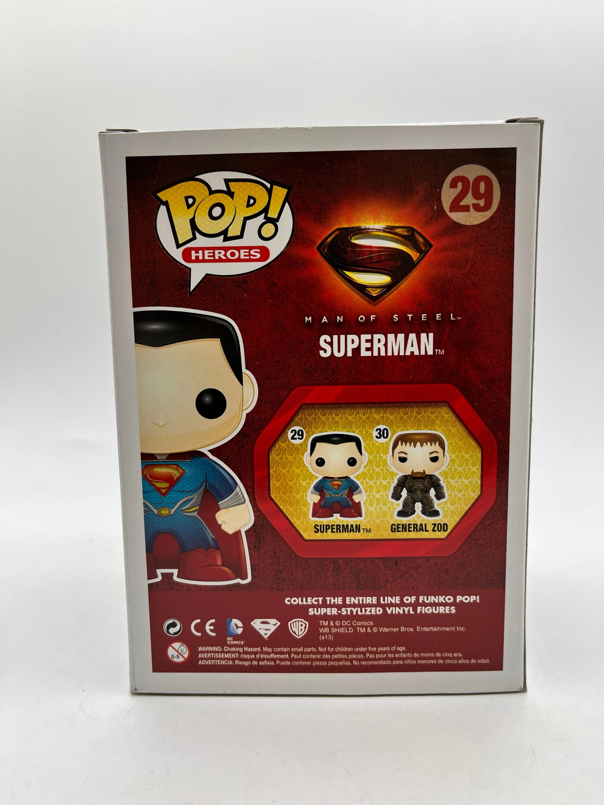 Funko POP! Heroes DC Man Of Steel Superman #29 - Vinyl Collectable FRENLY BRICKS - Open 7 Days