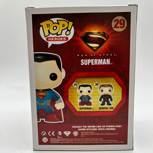 Funko POP! Heroes DC Man Of Steel Superman #29 - Vinyl Collectable FRENLY BRICKS - Open 7 Days
