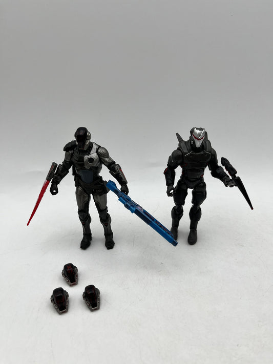 Fortnite Action Figure Lot - The Foundation & Omega - Loose FRENLY BRICKS - Open 7 Days