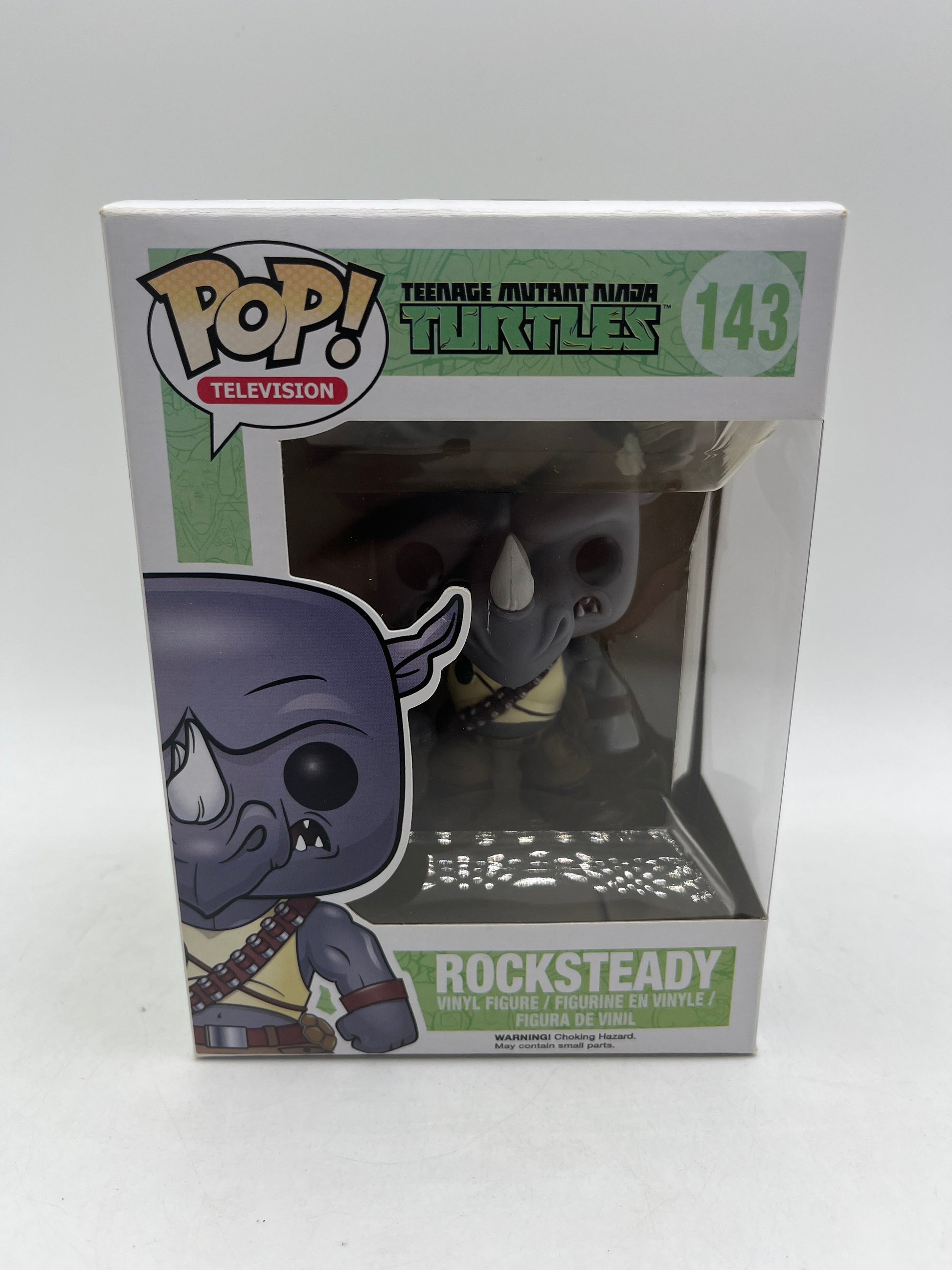 Funko Pop! Television TMNT Teenage Mutant Ninja Turtles Rocksteady #143 FRENLY BRICKS - Open 7 Days