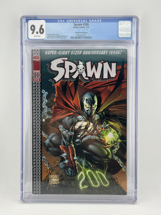 Spawn #200 Rob Liefeld & McFarlane Variant - CGC 9.6 Image Comics 2011 FRENLY BRICKS - Open 7 Days
