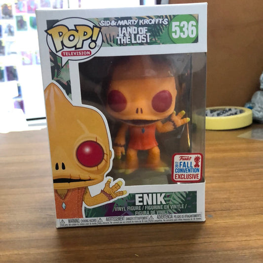 2017 NYCC - Land of the Lost - Enik #536  Pop! Vinyl Figure FRENLY BRICKS - Open 7 Days