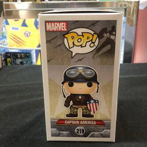 Funko Pop! Vinyl: Marvel - Captain America #219 2017 Spring Convention Exclusive FRENLY BRICKS - Open 7 Days