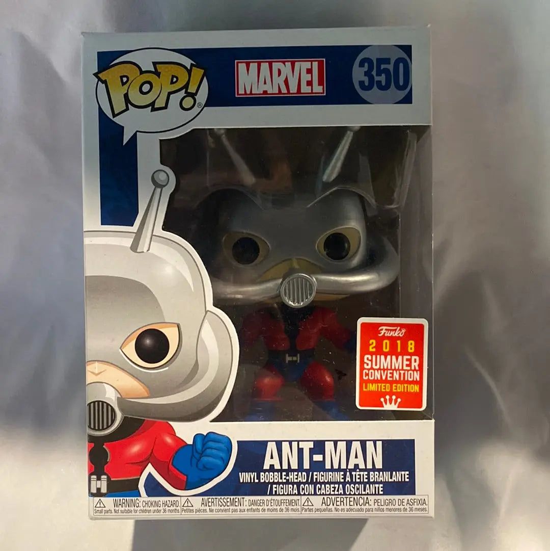 Funko POP! Ant-Man #350 - Marvel Summer Convention 2018 - FRENLY BRICKS - Open 7 Days