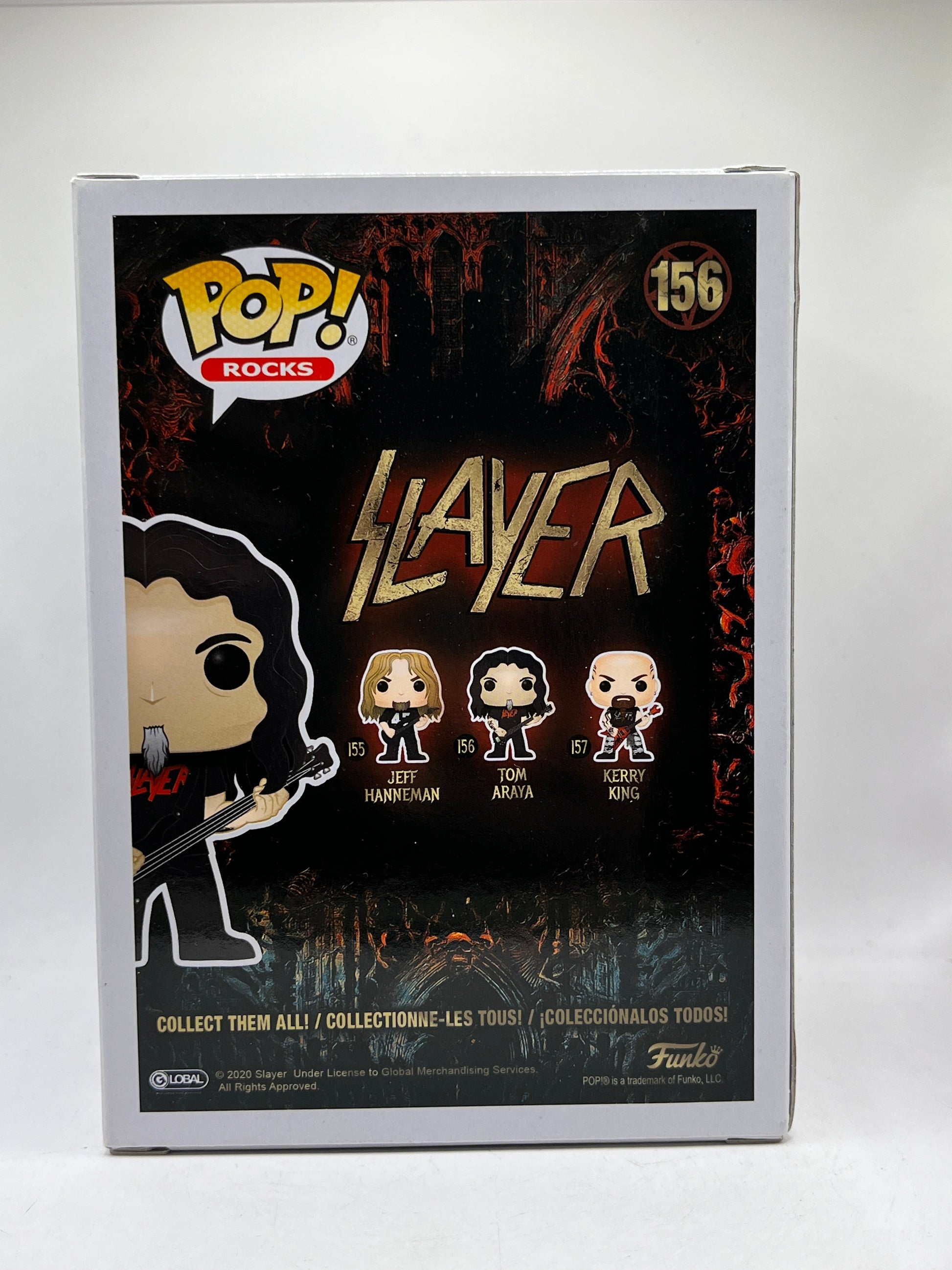 Funko POP! Rocks Slayer - Tom Araya #156 - Vinyl Collectable FRENLY BRICKS - Open 7 Days
