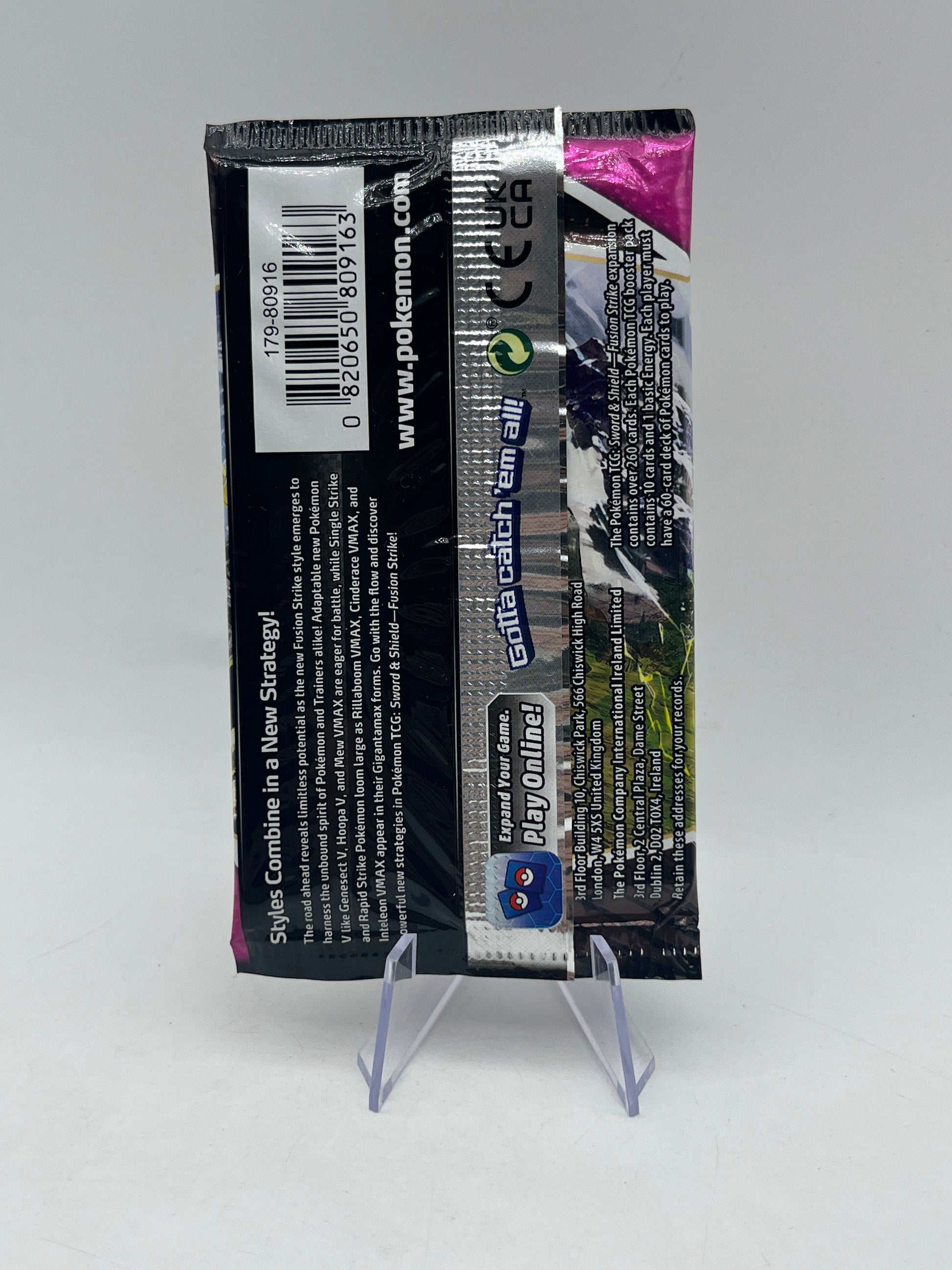 Pokémon TCG Fusion Strike Booster Packs Full Art Set 4 Packs FRENLY BRICKS - Open 7 Days