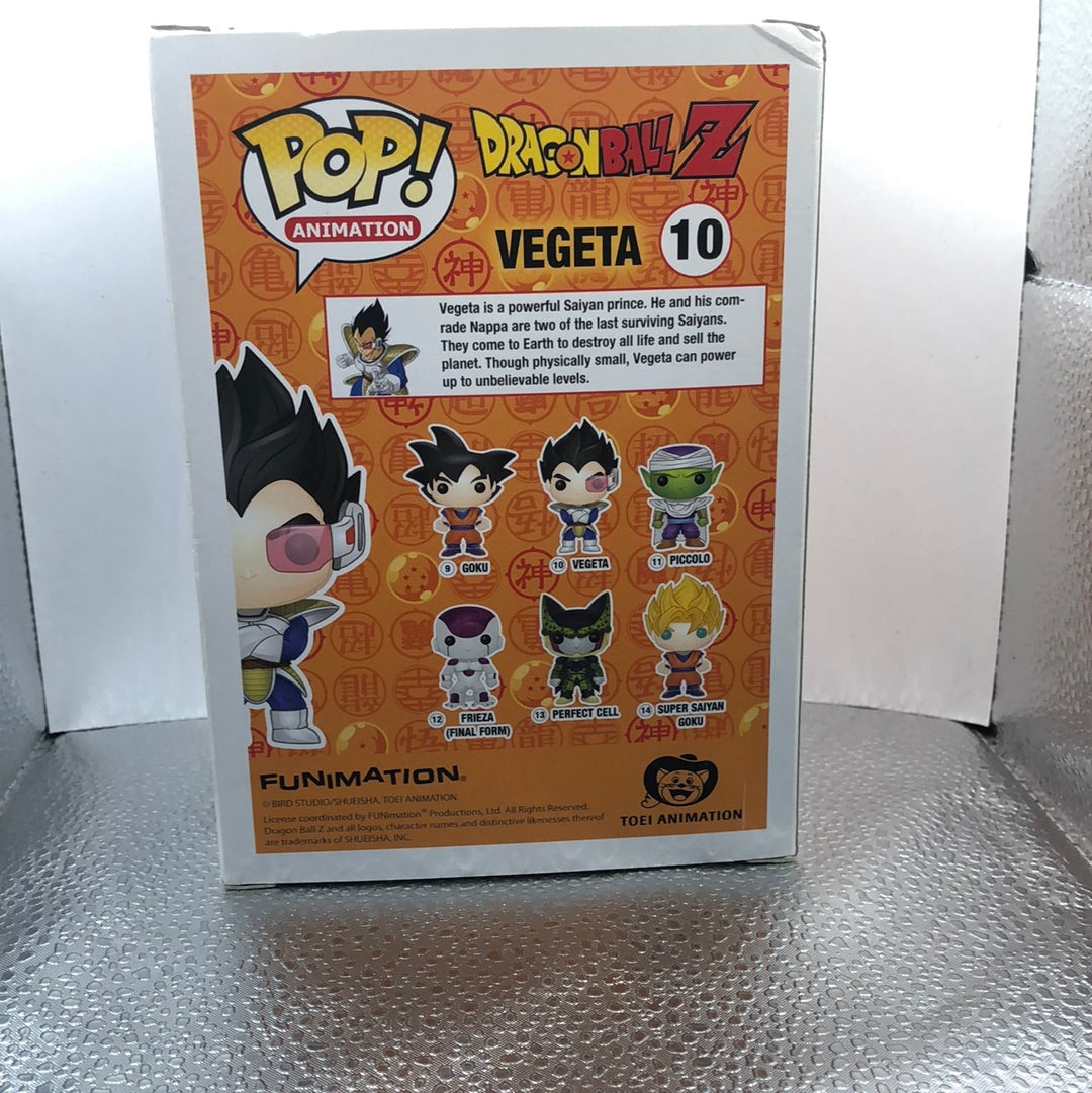 Funko pop #10 DBZ Vegeta FRENLY BRICKS - Open 7 Days