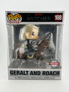 Funko POP! Rides The Witcher - Geralt And Roach #108 - Special Edition