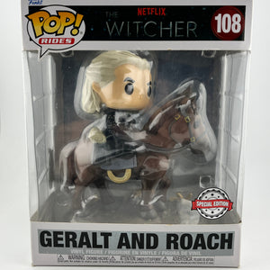 Funko POP! Rides The Witcher - Geralt And Roach #108 - Special Edition FRENLY BRICKS - Open 7 Days