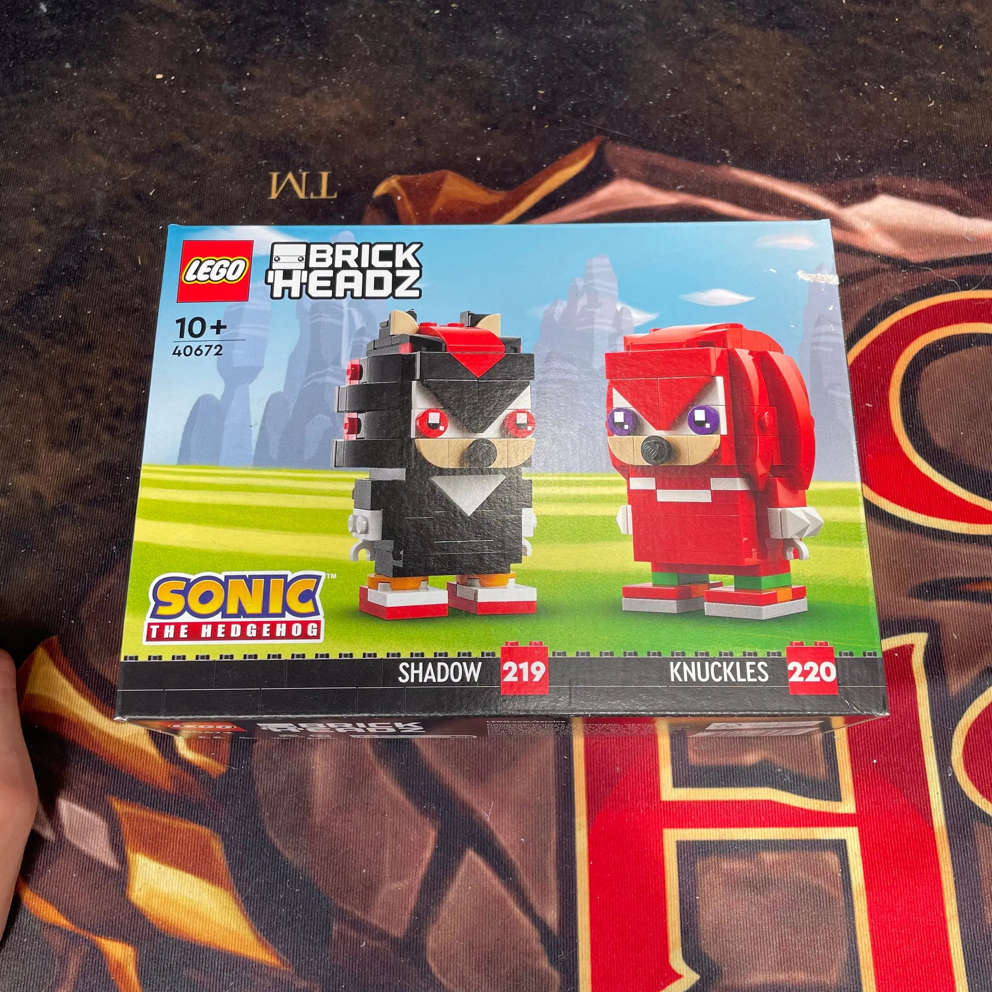 Sonic The Hedgehog Brick Headz 40672 Shadow 219 & Knuckles 220 LEGO SEALED FRENLY BRICKS - Open 7 Days