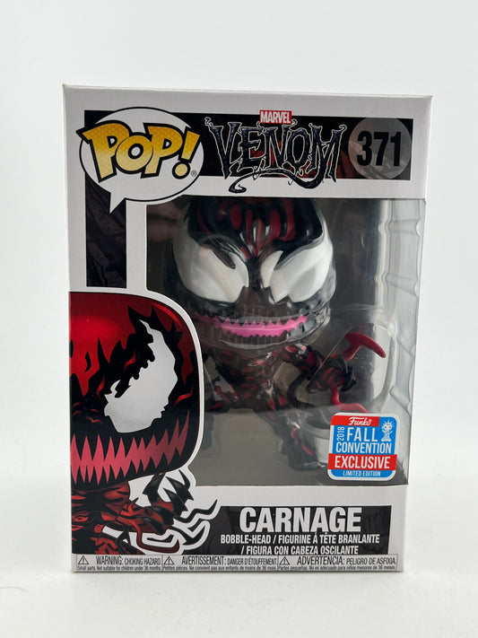 Funko POP! Marvel Venom - Carnage #371 - 2018 Fall Exclusive FRENLY BRICKS - Open 7 Days