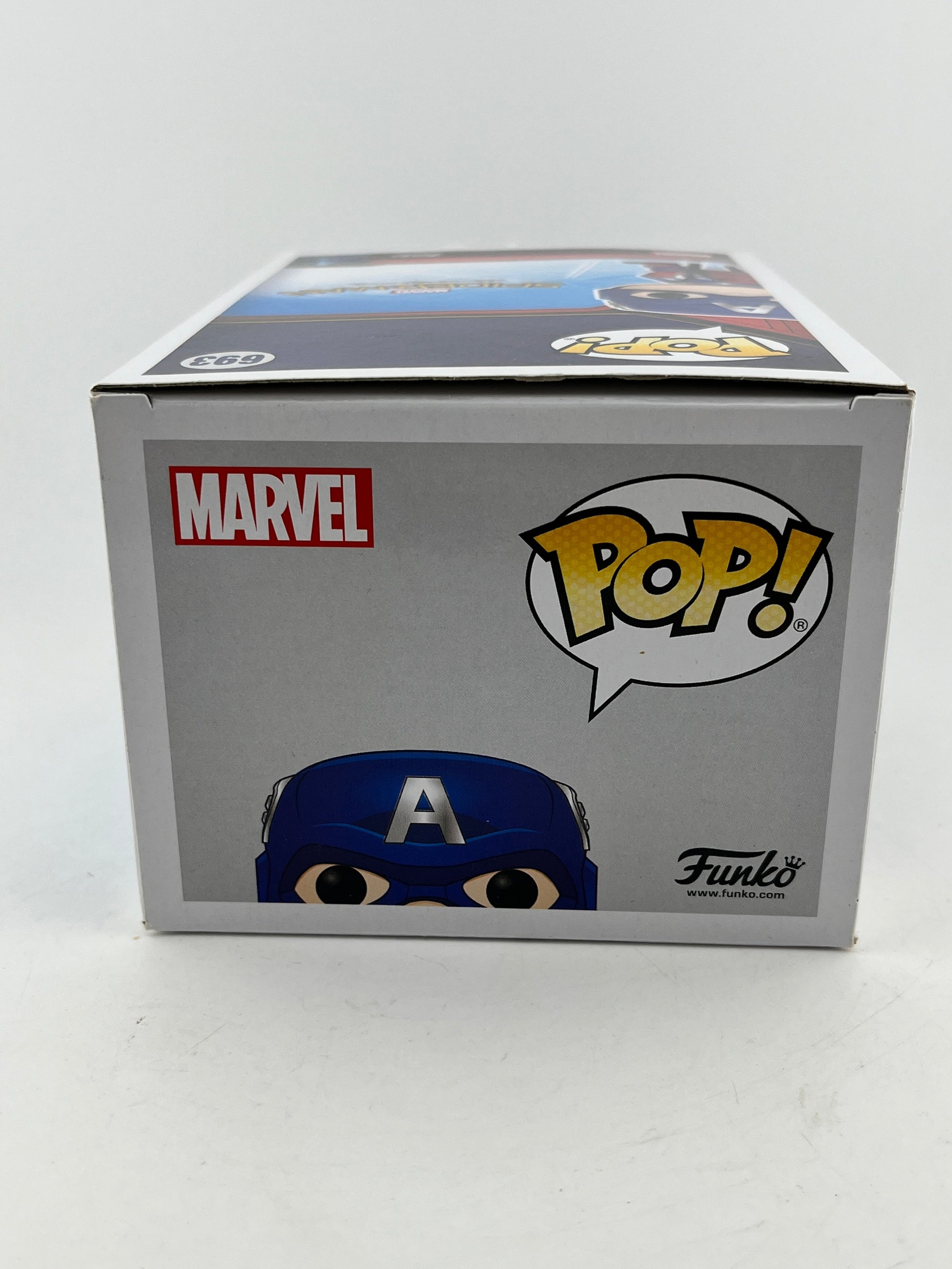 Funko POP! Marvel Spider-Man Homecoming - Captain America #693 - Exclusive FRENLY BRICKS - Open 7 Days