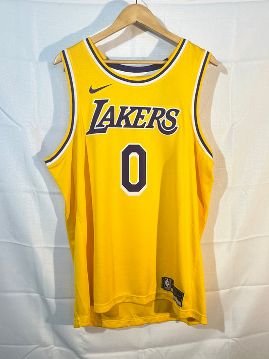 Russel Westbrook Jersey Mens XL 52 Los Angeles LA Lakers 00 Swingman CW3669-741