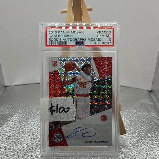 Cam Reddish 2019 Panini Mosaic Rookie Autographs Mosaic PSA 10 FRENLY BRICKS