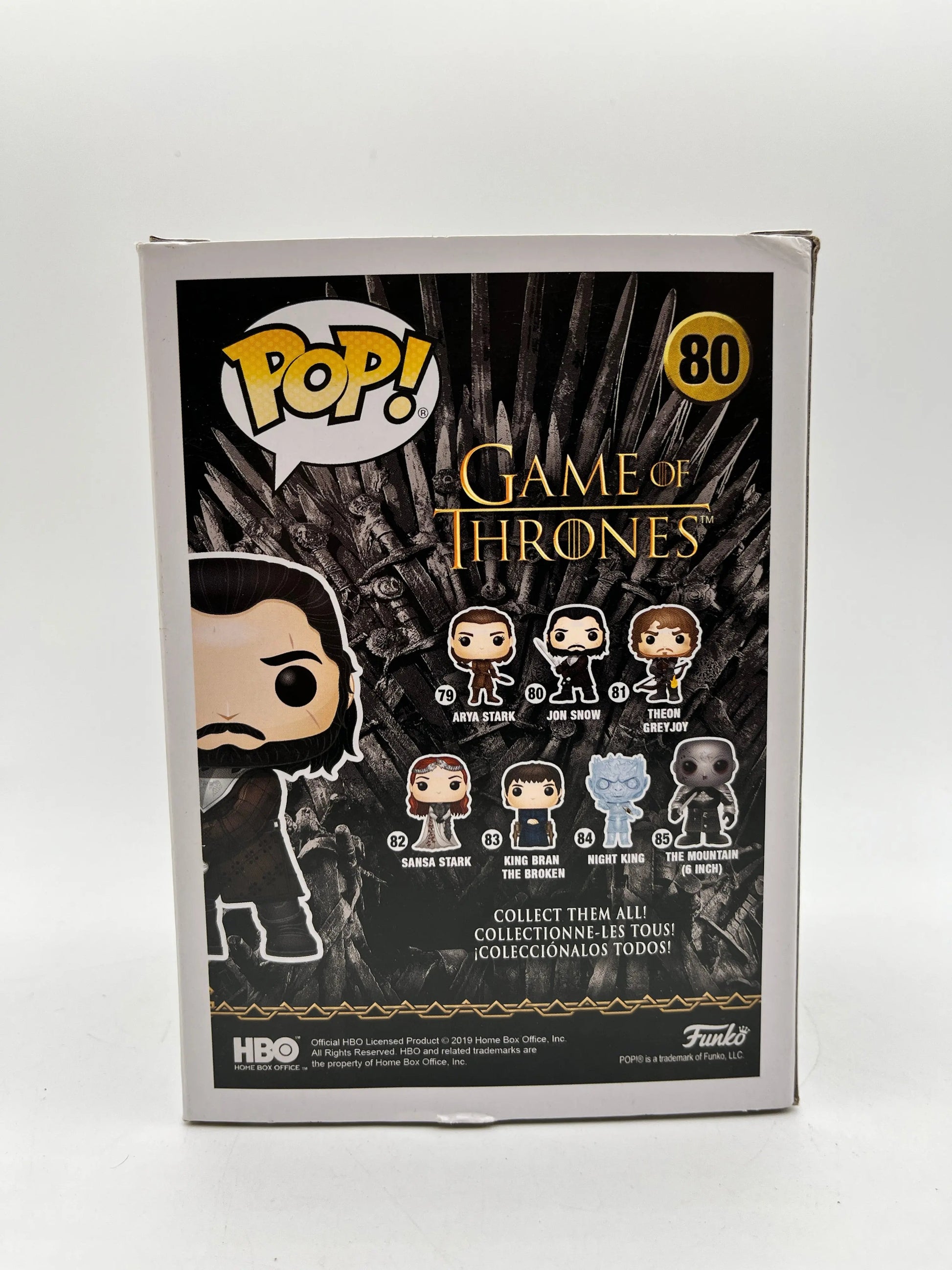 Funko POP! Television Game Of Thrones Jon Snow #80 - Vinyl Collectable FRENLY BRICKS - Open 7 Days