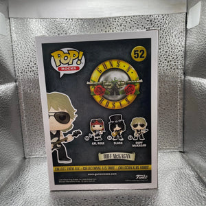 Pop Vinyl Guns N Roses 52 Duff McKagan with Protector 2018 FRENLY BRICKS - Open 7 Days