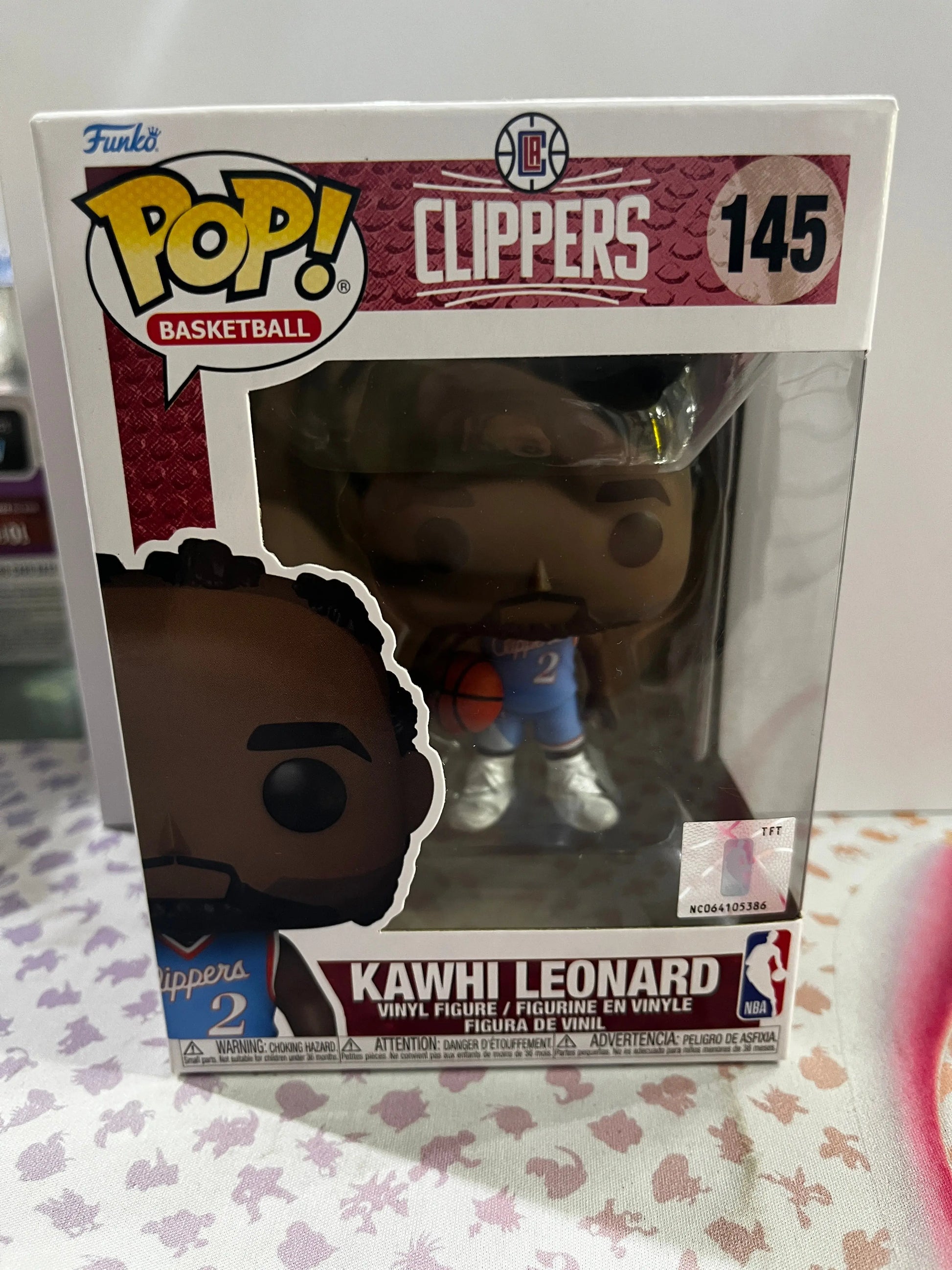 Funko Pop Vinyl Basketball Clippers Kawhi Leonard #145 FRENLY BRICKS - Open 7 Days