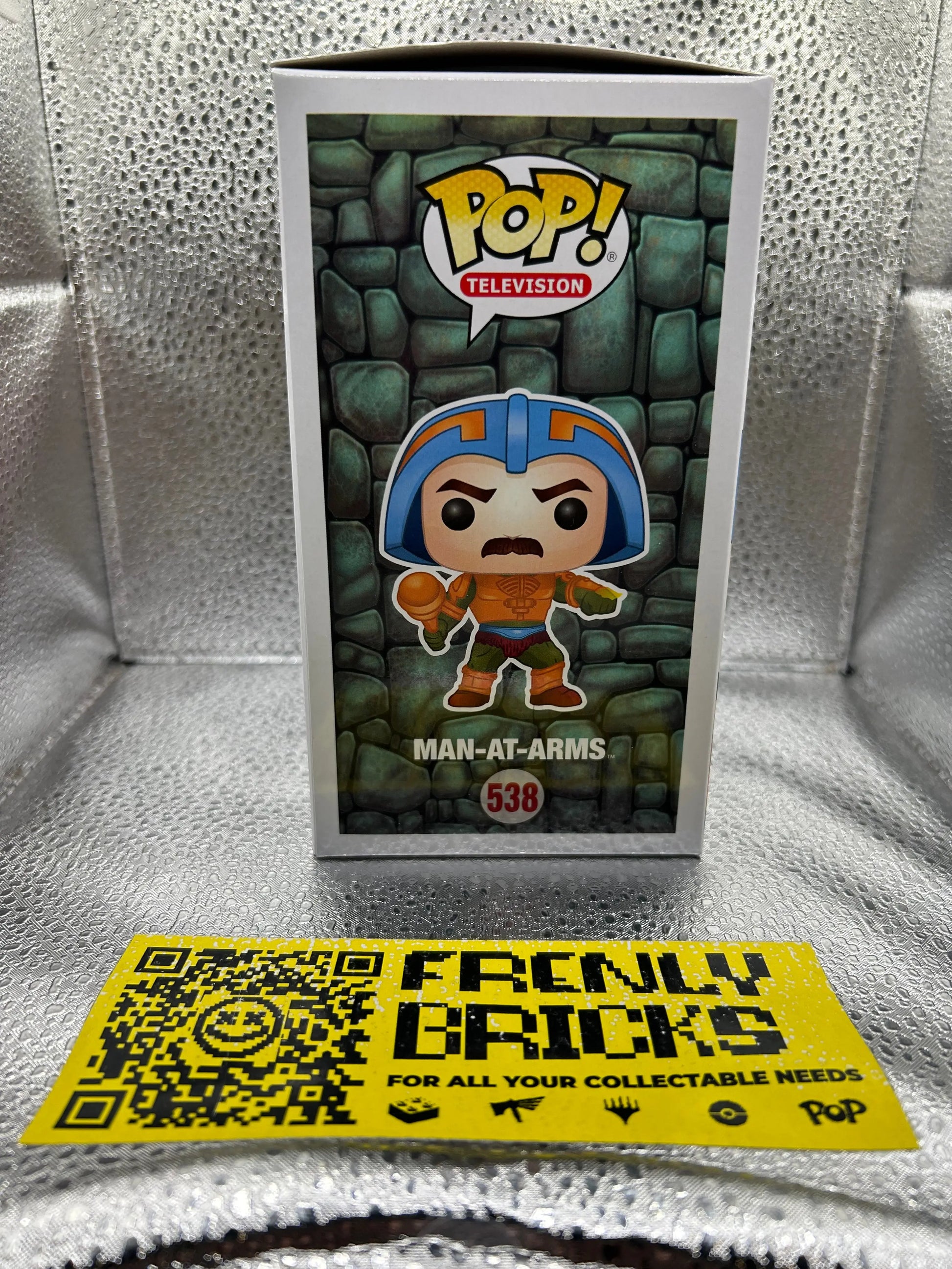 Pop Vinyl Masters Of The Universe Man-At-Arms FRENLY BRICKS - Open 7 Days