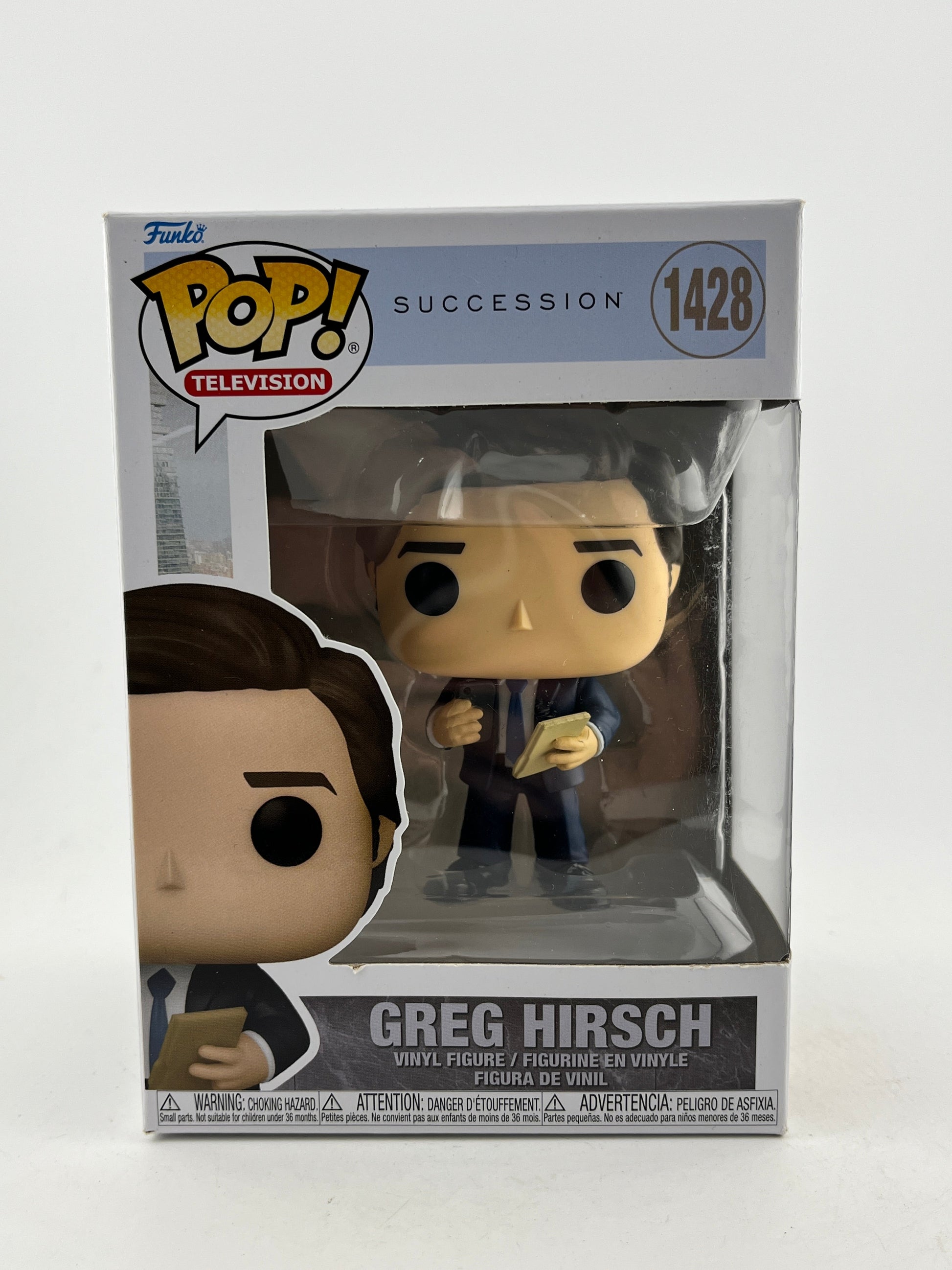 Funko POP! Television Succession - Greg Hirsch #1428 - Vinyl Collectable FRENLY BRICKS - Open 7 Days