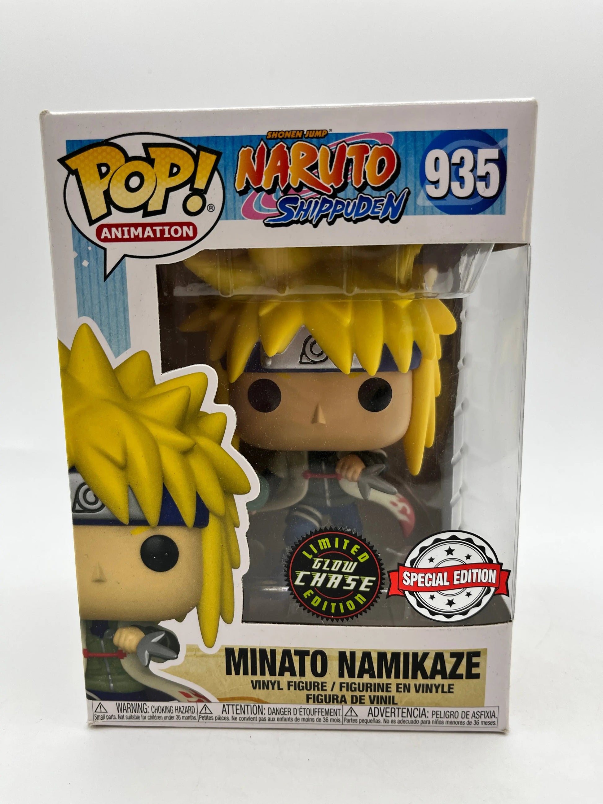 Funko POP! Animation Naruto Shippuden Minato Namikaze #935 SE Glow Chase FRENLY BRICKS - Open 7 Days