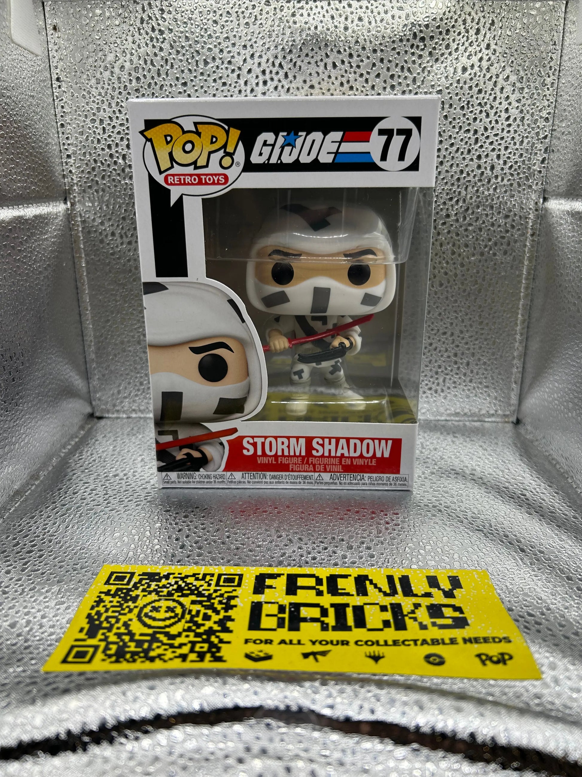 Pop Vinyl #77 Storm Shadow G.I.Joe FRENLY BRICKS - Open 7 Days