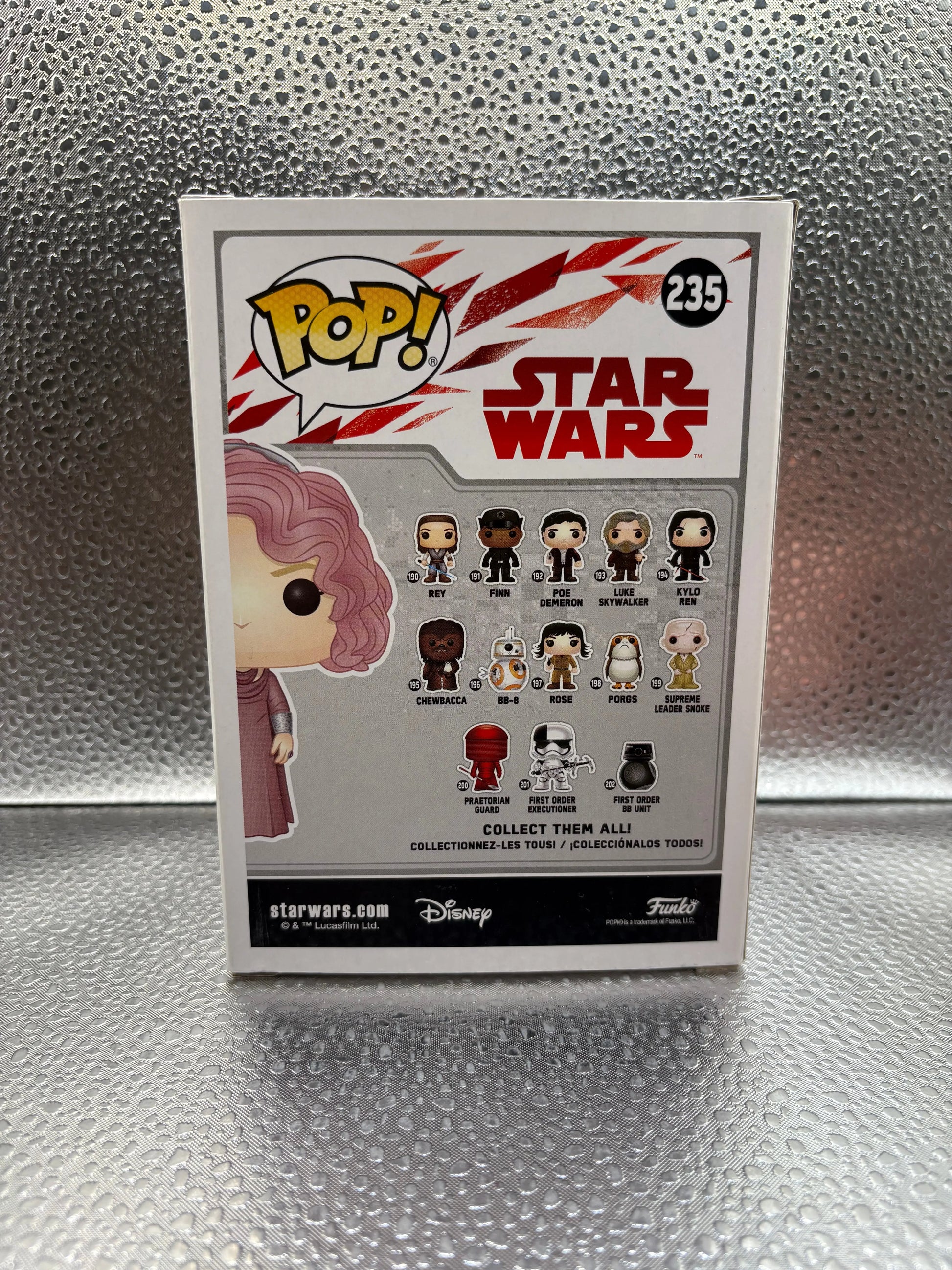 Funko Pop Vinyl #235 Star Wars Vice Admiral Holdo FRENLY BRICKS - Open 7 Days