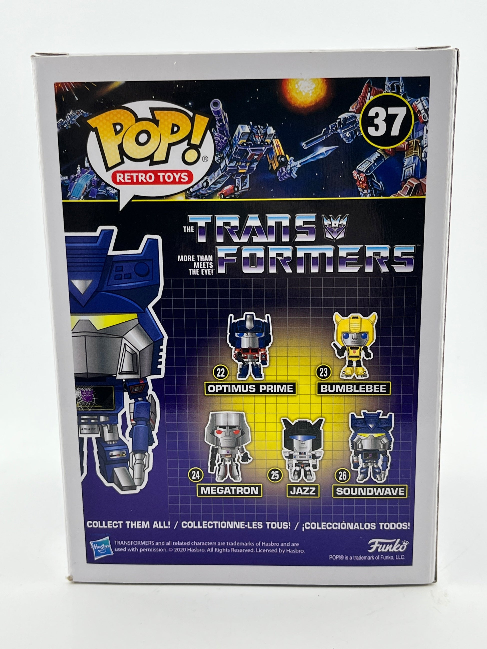 Funko POP! Retro Toys Transformers - Soundwave #37 - Special Edition FRENLY BRICKS - Open 7 Days