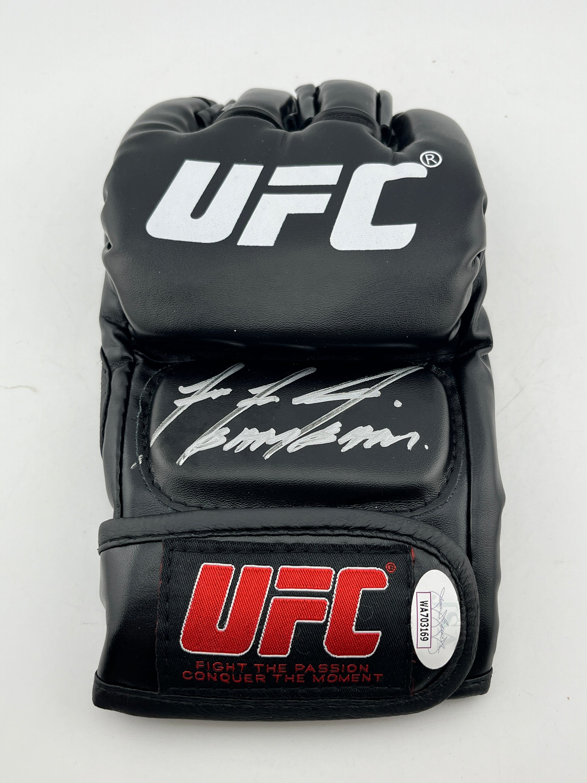 Signed Tai 'Bam Bam' Tuivasa Glove- Certified JSA - Includes Clear Acrylic Case FRENLY BRICKS - Open 7 Days