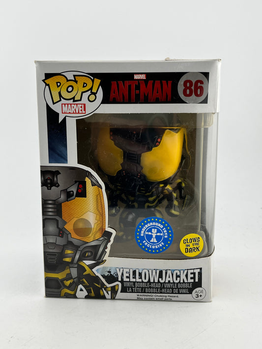 Funko POP! Marvel Ant-Man - Yellow Jacket #86 - Glow Exclusive FRENLY BRICKS - Open 7 Days
