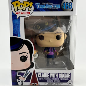 Funko POP! Television Troll Hunters - Claire With Gnome #468 - Vinyl Collectable FRENLY BRICKS - Open 7 Days