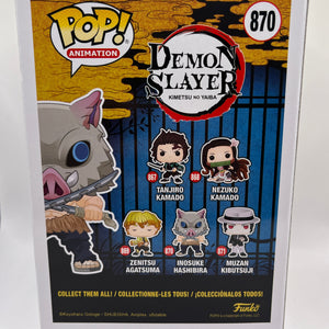 Funko Pop! Vinyl Demon Slayer: Kimetsu no Yaiba Series - Inosuke Hashibira #870 FRENLY BRICKS - Open 7 Days